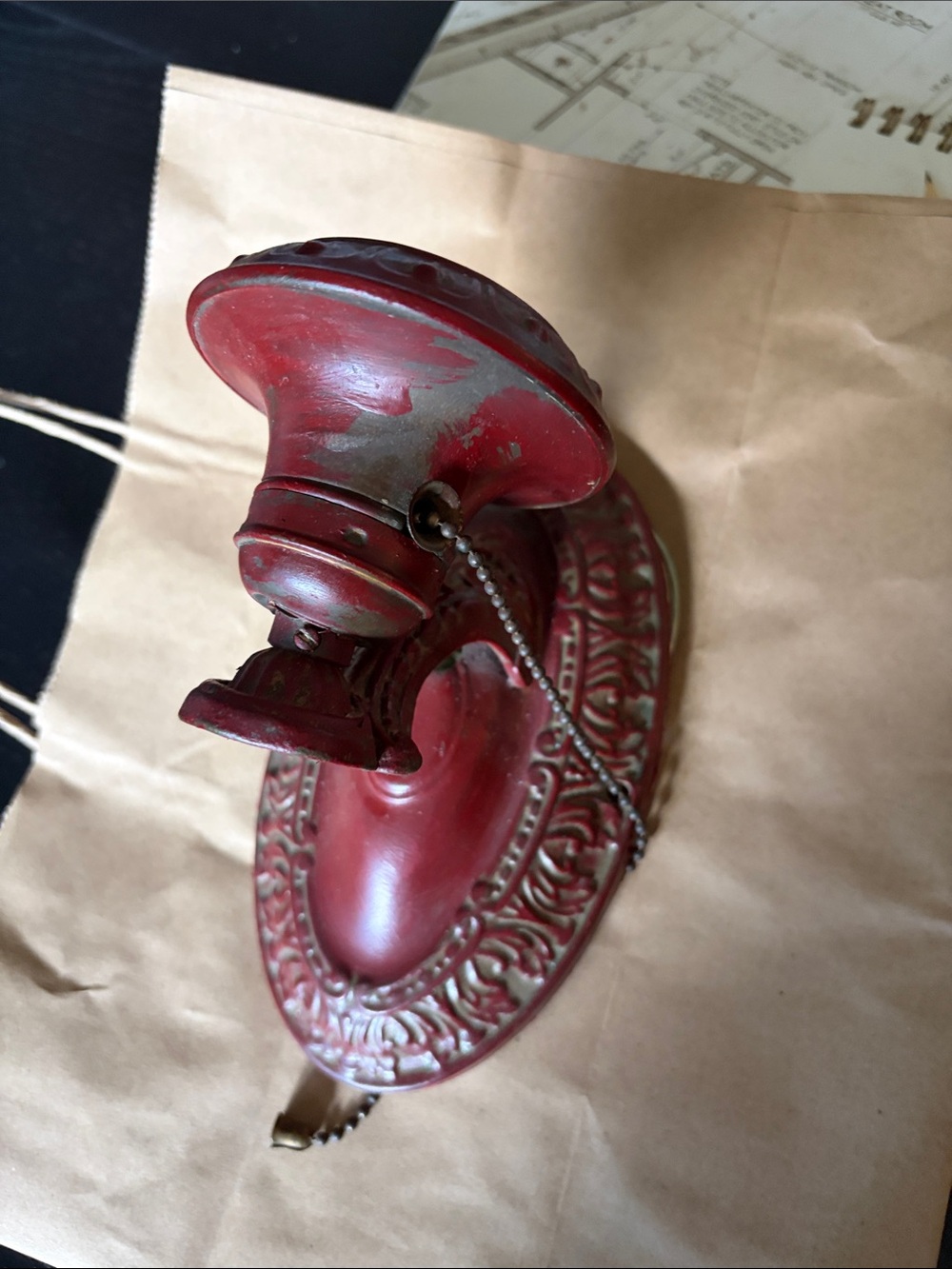 Antique wall sconce